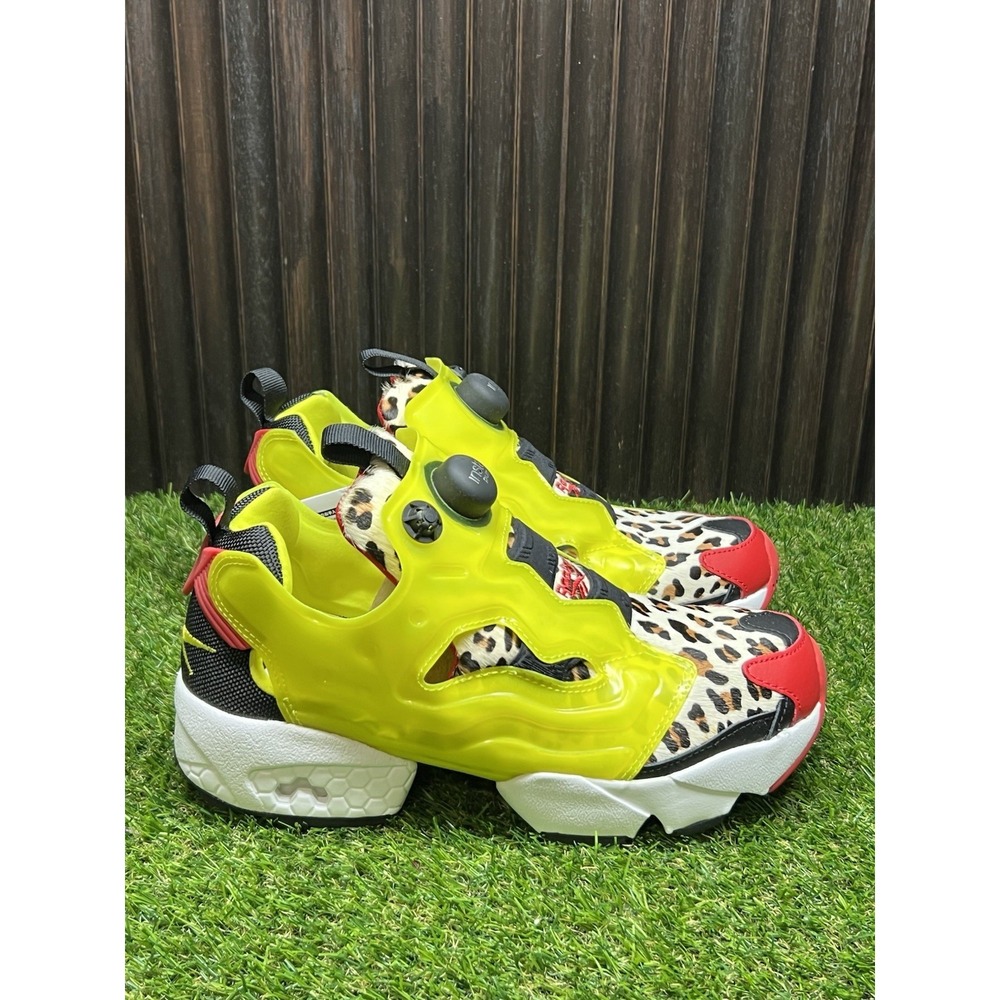Size 6 - Reebok Instapump Fury atmos Citron Animal Men's Athletic Sneaker FZ4432